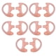 thumbnail image 3 of 5 Pares De Auriculares De Silicona Para Auriculares De Tubo Acústico Encubierto De Radio De 2 Vías Rosa, 3 of 5