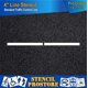 thumbnail image 3 of Plantilla para Pavimento Stencil ProStore Línea de 4" Profesional, 3 of 5