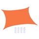 thumbnail image 3 of Bloque UV De Vela Sun Shade 2x3m Para Patio Bloque UV Para Instalación Exterior Naranja, 3 of 5