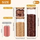thumbnail image 2 of Frascos de vidrio para almacenamiento de alimentos Spreccio, set de 5 con tapas, libres de BPA, 2 of 8