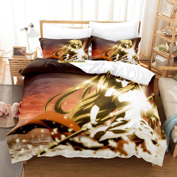 Fashion Anime My Bride is a Mermaid Bedding Set Single Twin Full Size Bed Set Adult Bedroom Duvet cover Sets Bed Sheets