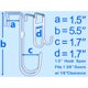 thumbnail image 2 of MarsRock Double Over Door Steel Hooks 2 Pack Fit 138 Door, 2 of 3