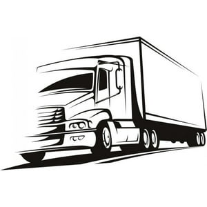 Rienda Libre Graphics - Decomural Large Lorry Truck Ws-17933