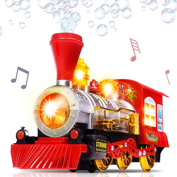 Tren De Juguete Para Soplar Bujas Con Luces Y Sonidos
