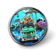 thumbnail image 1 of Mighty MonsterWheelies-Theme Round Button Badge: Premium Metal Construction, Ideal for High-End Events 2.8 cm, 1 of 6