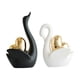 thumbnail image 1 of 2 Figuras De Cisne Para Decorar La Mesa De La Sala De Estar, Estantería, Entrada, Blanco Y Negro., 1 of 5