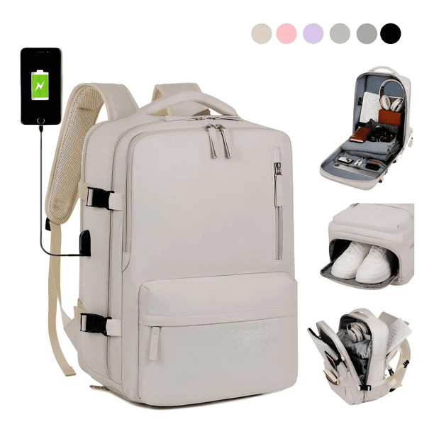 Mochila De Senderismo Impermeable De Viaje Grande Con Interf
