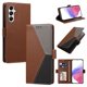 thumbnail image 1 of Funda Tipo Libro para Samsung Galaxy A05s con Ranuras, Marrón, 1 of 6
