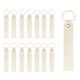 thumbnail image 1 of Uxcell 20 Pcs PU Cuero Llavero En Blanco A Granel Grabado Láser Llavero Cuero Llavero Kit con Anillos de Llave para Suministros de Bricolaje Regalos (Blanco Claro, 5.3" x 0.8"), 1 of 6