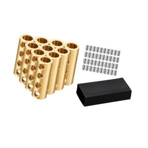 Magideal - Conector De Cable De 6 Awg, 10 Piezas, Terminal De Conexión Rápida De Cable De Empalme, Terminal De Conexión Rápida De Tornillo De 80 A Para Automóvil