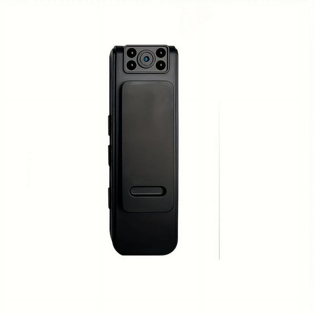 Wireless Wi-Fi Mini Camera With Clip, 1920P Security Mini Camera, 180° Pivoting Wide Angle Lens, Night Vision, Suitable For Outdoor And Indoor Sports, Law Enforcement Personnel