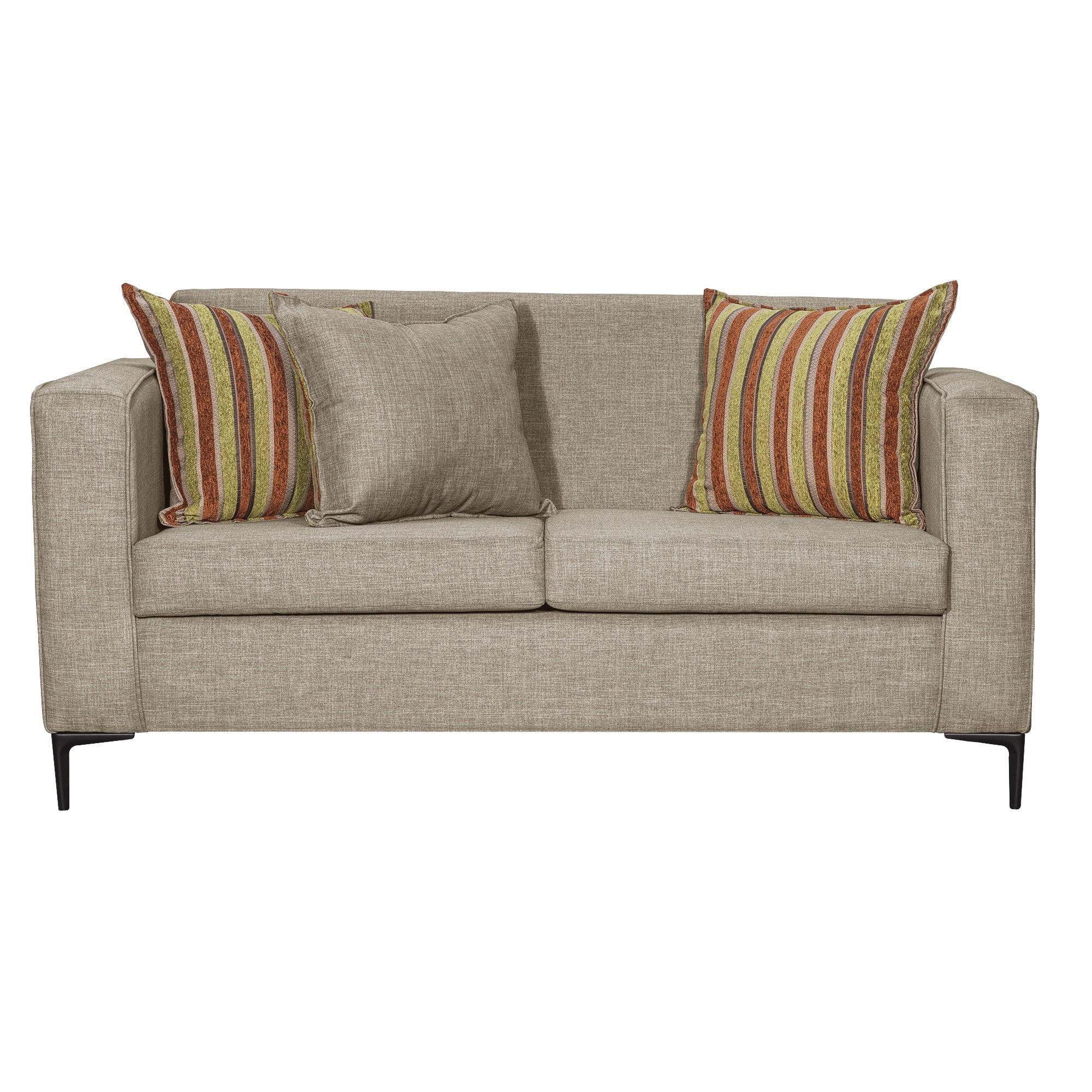 Colbox - Sofá Clio 2 Cuerpos-met Tela Beige