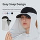 thumbnail image 2 of 360° Sun Protection Hat Curtain, Breathable Face Shield for Hiking Fishing, UPF Cooling Face Cover with Snap Button Attachment, 2 of 3