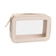 thumbnail image 1 of Neceser Mujer Ni?a Regalo Bolsa De Maquillaje Transparente Para Pinceles De Maquillaje Esenciales Beige Blanco, 1 of 5