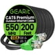 thumbnail image 1 of Cable Ethernet GearIt Cat6 de 200 pies para entierro directo en exteriores, negro, 1 of 8