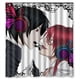 thumbnail image 1 of Cortina de ducha con diseño de Grell Sutcliff y Sebastian con amina, juego de cortinas de baño con ganchos, tamaño 66 x 72 pulgadas, 1 of 3