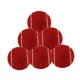 thumbnail image 1 of 6 Piezas De Tenis De Tenis Para El Entrenamiento Para Principiantes Para Los Deportes De Raqueta Para Principiantes Al Aire Libre Rojo, 1 of 5