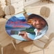 thumbnail image 4 of Bob Ross: La alegría de pintar-theme Fitted Round Tablecloths Elastic Edged Table Covers Waterproof Table Cloth for Kitchen Holiday Party Tables Decor 150cm, 4 of 6