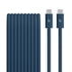 thumbnail image 1 of Cable Beats USB-C a USB-C de 240 W trenzado de 3 m, azul Nitro Navy, 1 of 6