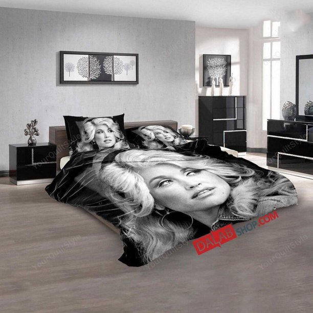 Famous Person Dolly Parton D Duvet Cover Bedroom Set Bedding Set3-Piece Bedding Set (1 Duvet Cover + 2 Pillow Shams)