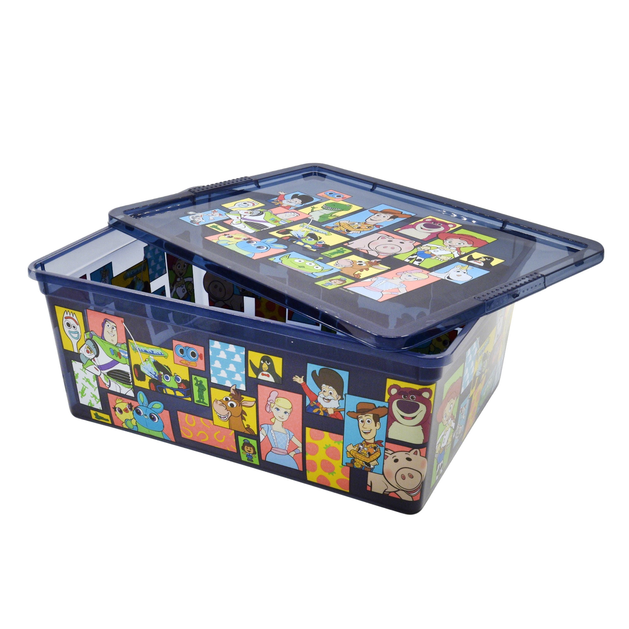 Caja De Almacenamiento 10 Litros Plástico Azul Toy Story
