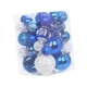 thumbnail image 4 of 36 Piezas De Adornos Para árboles De Navidad, Colgantes Para Ventanas, Hogar, Festivales, Blanco Y Azul, 4 of 5