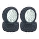 thumbnail image 1 of Kit De Neumáticos De Goma 4x Hexagonal De 12 Mm Para Accesorios De Coche Con Control Remoto Wltoys 1 12 Color Blanco, 1 of 5