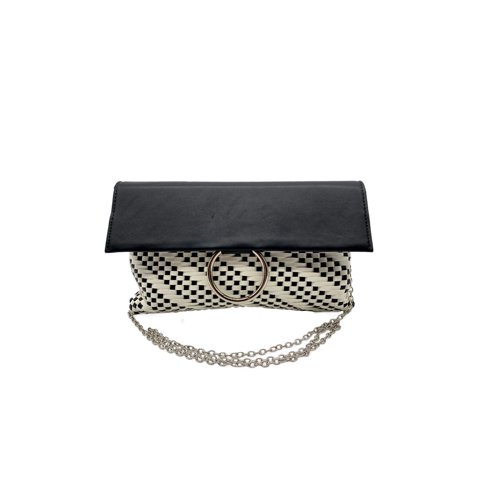 Todopiel - Cartera De Fiesta Ecocuero Negro Crs20