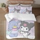 thumbnail image 1 of Kuromi Soft 3D Printed Duvet Cover Bedding Set with Comforter Cover 3 Piece Set, 1 of 5