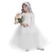 thumbnail image 1 of Disfraz de novia para niña con velo T2, 1 of 3