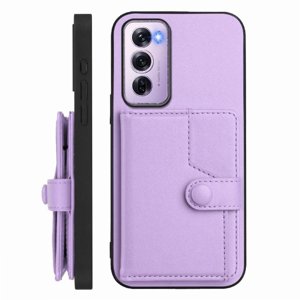 Foxdock Funda Para Oppo Reno 12 Pro Con Bloqueo Rfid - Diseño Elegante Con Cierre De Botón