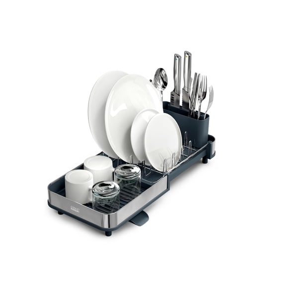 Estante para secar platos Joseph Joseph Extend Slim Steel Grey