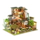 thumbnail image 1 of Kits de casa de muñecas en miniatura DIY con accesorios, decoración del hogar, conjunto de construcción de casa pequeña, casa de muñecas hecha a mano, 1 of 5