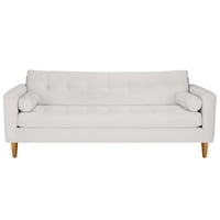 Bodevir - Sofa Retro 3Cg Felpa 04 Crudo