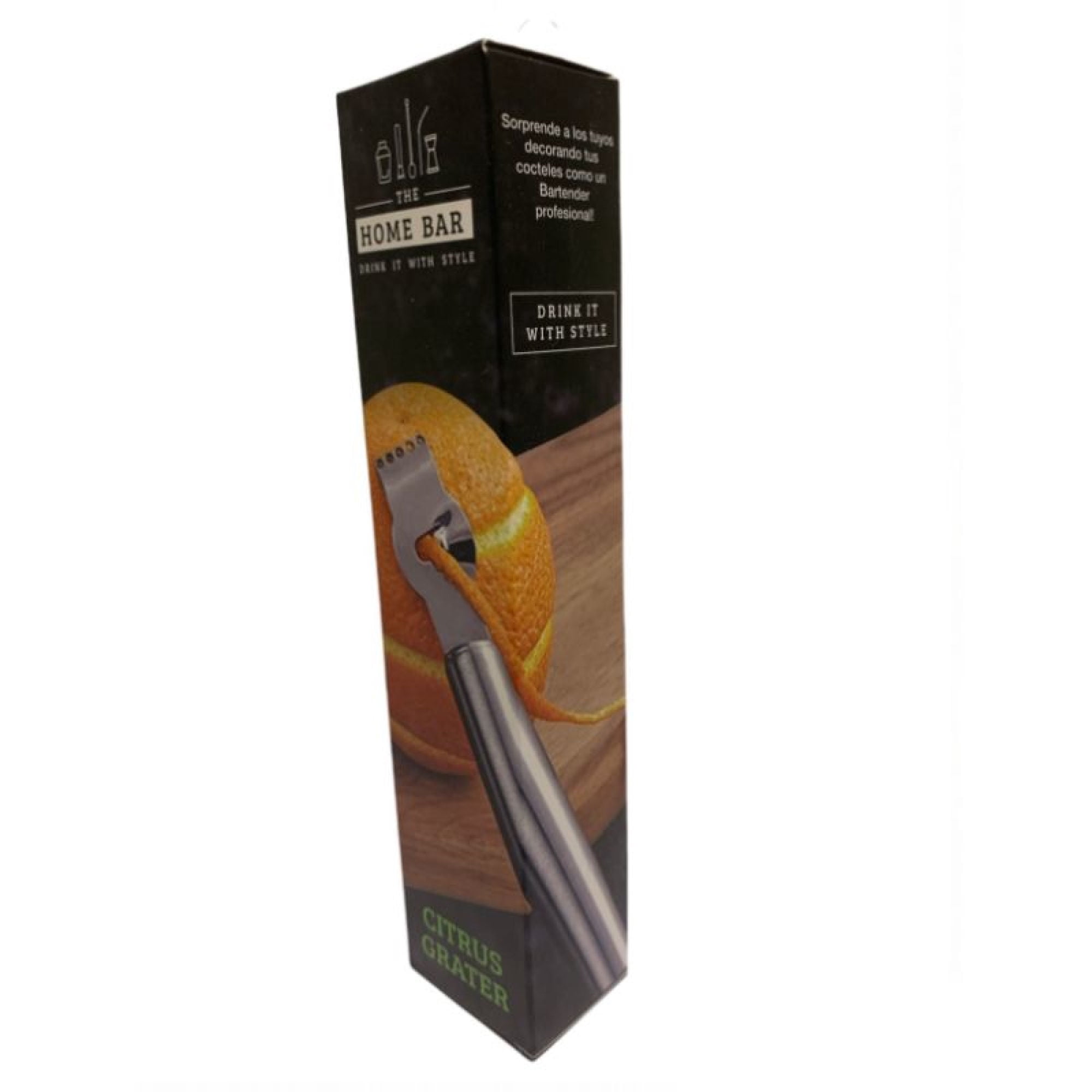 Rallador De Citricos 1 Pieza Acero Inoxidable Plateado