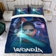 thumbnail image 4 of WondLa Conjunto de sábanas temático, trío de piezas, cómodo y amigable con la piel, diseño único, regalo de decoración para el hogar para familiares, amigos y fans,140cm *210cm, 4 of 6