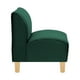 thumbnail image 3 of Poltrona Soft 1C Felpa 05 Verde Botella, 3 of 4