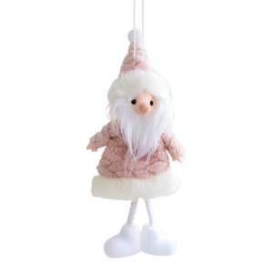 Magideal - Adornos Colgantes Decorativos Adornos De Ventana Exhibición Coleccionable Decoraciones De Año Nuevo Figura De Muñeca Para Sala De Estar Fiesta Adornos Papá Noel