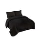 thumbnail image 1 of Quilt Cubrecama De Verano Con Colores Lisos Plaza Y Media Negro, 1 of 4