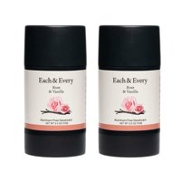 Desodorante Each & Every Rose & Vanilla, 75 Ml, Sin Aluminio