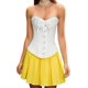 thumbnail image 1 of Corsé Overbust SZIVYSHI Blanco Talla Mediana 14 Varillas, 1 of 8