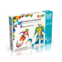 Magnetics - Bloques Magnéticos Para Construir 68 Piezas