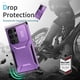 thumbnail image 2 of Funda Resistente para Samsung Galaxy S23 Ultra con Tapa Deslizante y Protección Militar Morado, 2 of 6