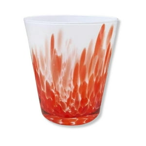 Concepts Life - Florero De Vidrio Fabricado En Polonia 16 Cm Rojo