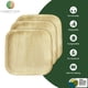 thumbnail image 2 of Platos desechables Charity Leaf de hoja de palma, cuadrados de 7" , paquete de 200, ecológicos, 2 of 8