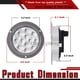 thumbnail image 3 of Luz trasera de remolque LED roja TMH 10 cm (paquete de 4) 12 V, 3 of 6