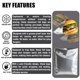 thumbnail image 3 of Bolsas de Hamburguesa de Aluminio C&S Event Supply 100 unidades, 3 of 6