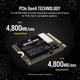 thumbnail image 3 of SSD Corsair MP600 Mini de 2 TB M.2 NVMe PCIe x4 Gen4, 3 of 6