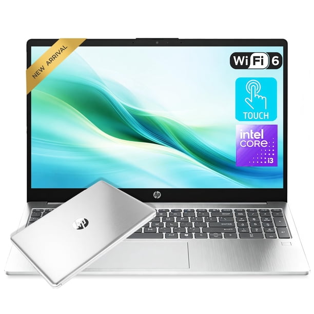 Laptop HP con pantalla táctil de 15.6 pulgadas, Intel Core i3-1315U 8 GB RAM 128 GB SSD