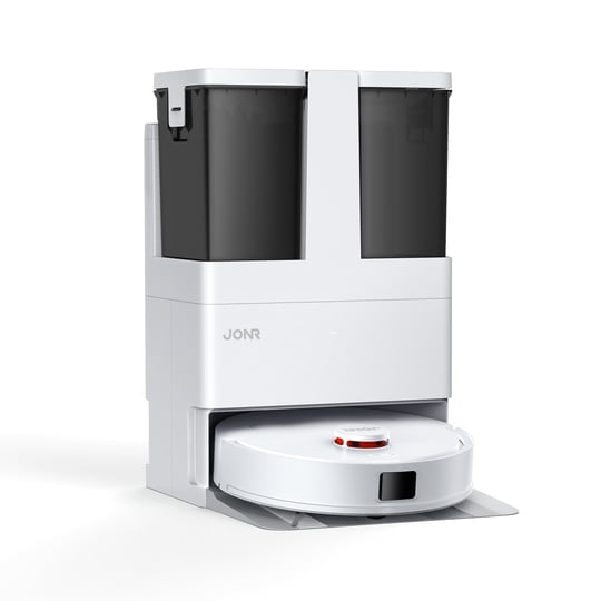 Jonr, Xiaomi Ecosistema - Robot Aspiradora Jonr T5 Lite Con Base De Secado Y Lavado De Mopa, Dos Mopas Giratorias, Navegación Lds